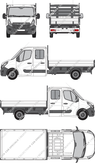 Opel Movano pianale, 2019–2021 (Opel_633)