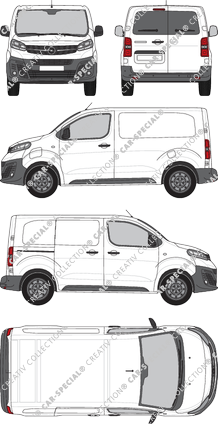 Opel Vivaro-e furgone, 2020–2023 (Opel_657)