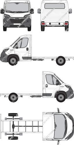 Opel Movano Chassis for superstructures, current (since 2021) (Opel_712)