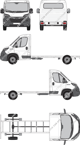 Opel Movano Chassis for superstructures, current (since 2021) (Opel_714)