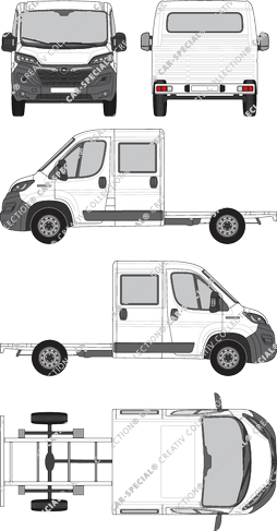 Opel Movano Chassis for superstructures, current (since 2021) (Opel_716)