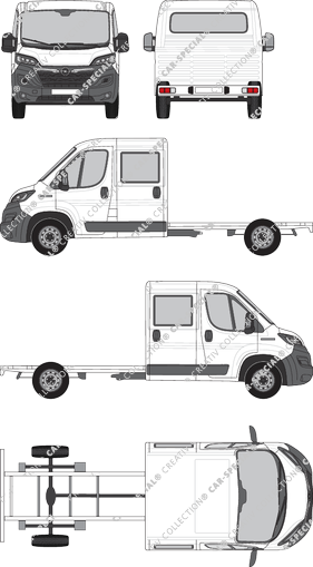 Opel Movano Chasis para superestructuras, actual (desde 2021) (Opel_717)