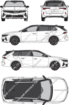 Opel Astra Sports Tourer, current (since 2022) (Opel_824)