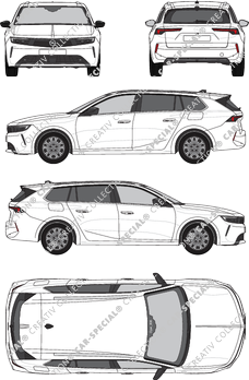 Opel Astra Sports Tourer combi, actual (desde 2022) (Opel_836)