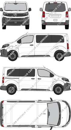Opel Vivaro Electric, minibus, Rear Flap, 1 Sliding Door (2024)