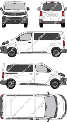 Opel Vivaro Electric, Kleinbus, Rear Flap, 1 Sliding Door (2024)