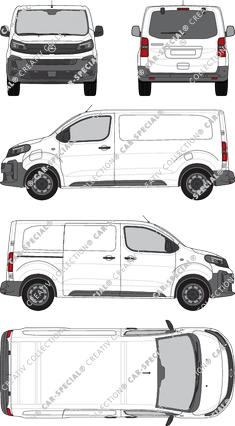 Opel Vivaro Electric Cargo, Kastenwagen, Heck verglast, Rear Flap, 1 Sliding Door (2024)