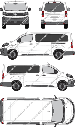 Opel Vivaro Electric, minibus, Rear Flap, 2 Sliding Doors (2024)