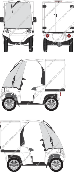 Paxster Cargo van/transporter, current (since 2016) (Paxs_001)