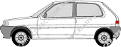 Peugeot 106, 1991–1996