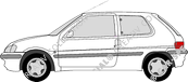 Peugeot 106 Hayon, 1996–2005
