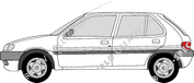 Peugeot 106 Hatchback, 1992–1996