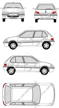 Peugeot 106, 1996–2003 (Peug_006)