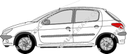 Peugeot 206 Hayon