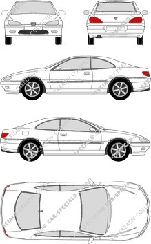 Peugeot 406, Coupé, 2 Doors