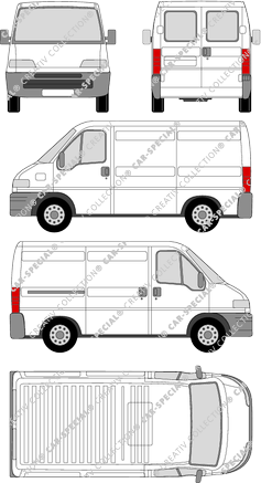 Peugeot Boxer Kastenwagen, 1994–2002 (Peug_028)