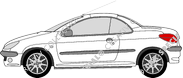 Peugeot 206 cabriolet, 2000–2003