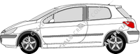 Peugeot 307 Kombilimousine, 2001–2005