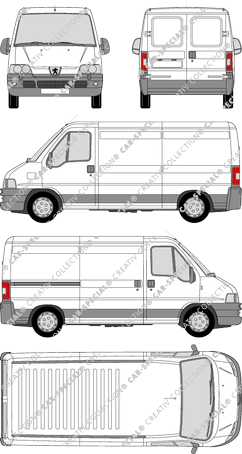 Peugeot Boxer furgone, 2002–2006 (Peug_069)