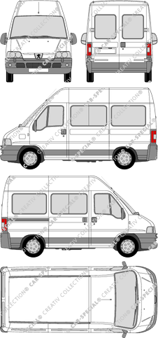 Peugeot Boxer minibus, 2002–2006 (Peug_073)