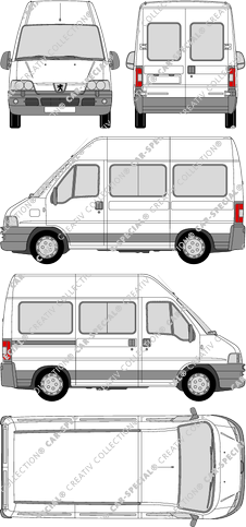 Peugeot Boxer Kleinbus, 2002–2006 (Peug_073)