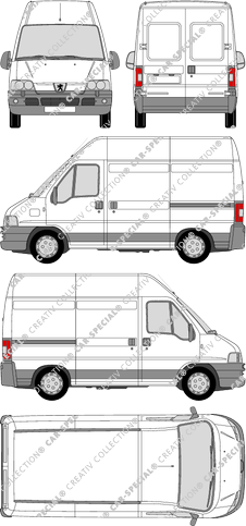 Peugeot Boxer furgone, 2002–2006 (Peug_088)