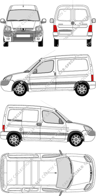 Peugeot Partner, 2002–2008 (Peug_117)