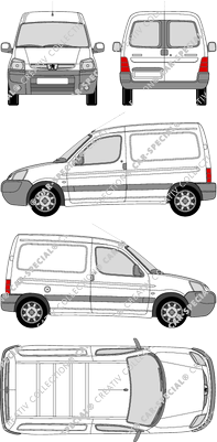 Peugeot Partner, 2002–2008 (Peug_121)