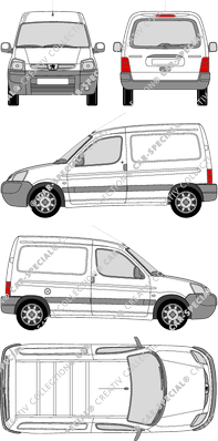Peugeot Partner, 2002–2008 (Peug_123)