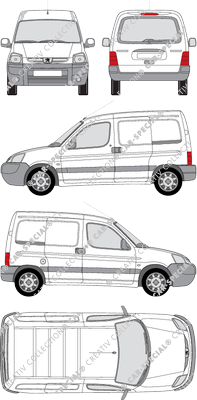 Peugeot Partner, 2002–2008 (Peug_125)