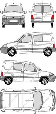 Peugeot Partner, 2002–2008 (Peug_126)