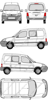 Peugeot Partner, 2002–2008 (Peug_127)