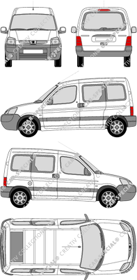 Peugeot Partner, 2002–2008 (Peug_129)