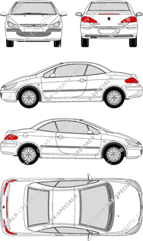 Peugeot 307 CC, Cabrio, 2 Doors (2003)