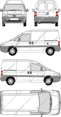 Peugeot Expert furgón, 2004–2007 (Peug_138)