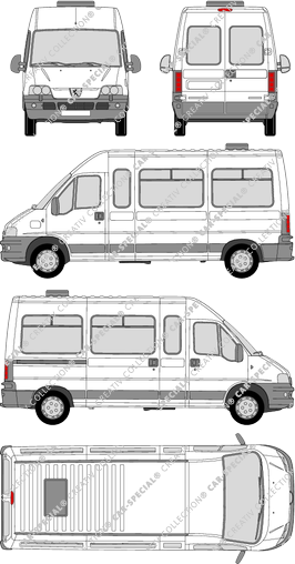 Peugeot Boxer 14 sièges, 14 sièges, Bus (2004)