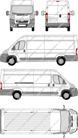 Peugeot Boxer fourgon, 2006–2014 (Peug_170)