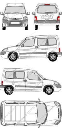 Peugeot Partner, 2004–2008 (Peug_190)