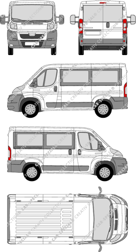 Peugeot Boxer, Kleinbus, L1H1, 1 Sliding Door (2006)