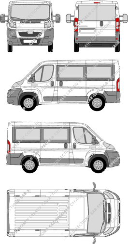 Peugeot Boxer minibus, 2006–2014 (Peug_192)