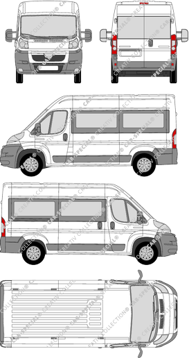 Peugeot Boxer Kleinbus, 2006–2014 (Peug_195)