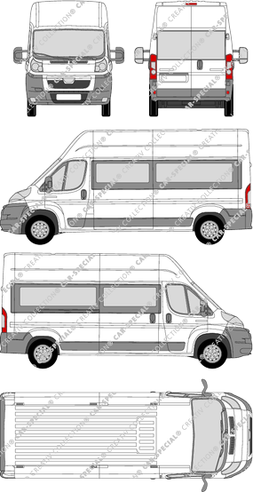 Peugeot Boxer, microbús, L3H3, 1 Sliding Door (2006)