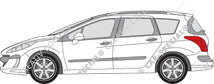 Peugeot 308 break, 2008–2014