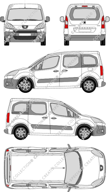 Peugeot Partner Tepee Hochdachkombi, 2008–2015 (Peug_224)