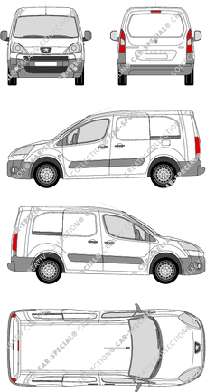 Peugeot Partner, 2008–2015 (Peug_229)