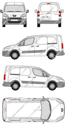 Peugeot Partner, 2008–2015 (Peug_233)