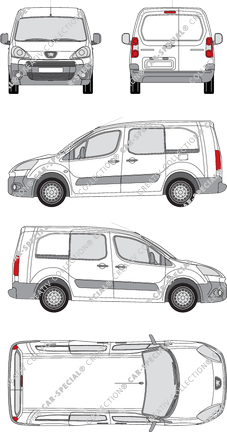 Peugeot Partner, 2008–2015 (Peug_235)