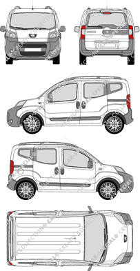 Peugeot Bipper Tepee Hochdachkombi, 2010–2018 (Peug_242)