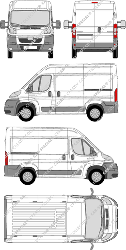 Peugeot Boxer furgone, 2006–2014 (Peug_250)