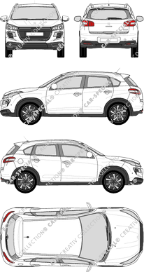 Peugeot 4008, 2012–2015 (Peug_253)